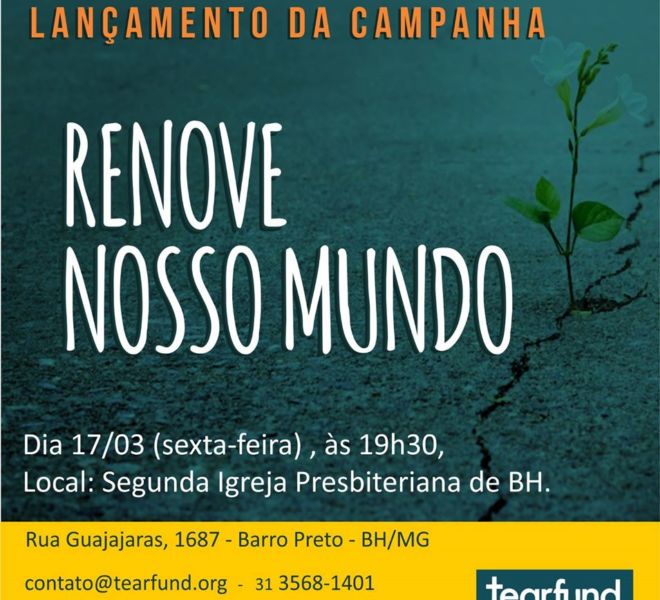convite Lançamento Campanha Brasil